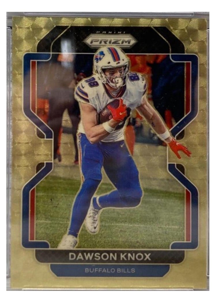 2021 Panini Prizm Base Set Dawson Knox #116 card