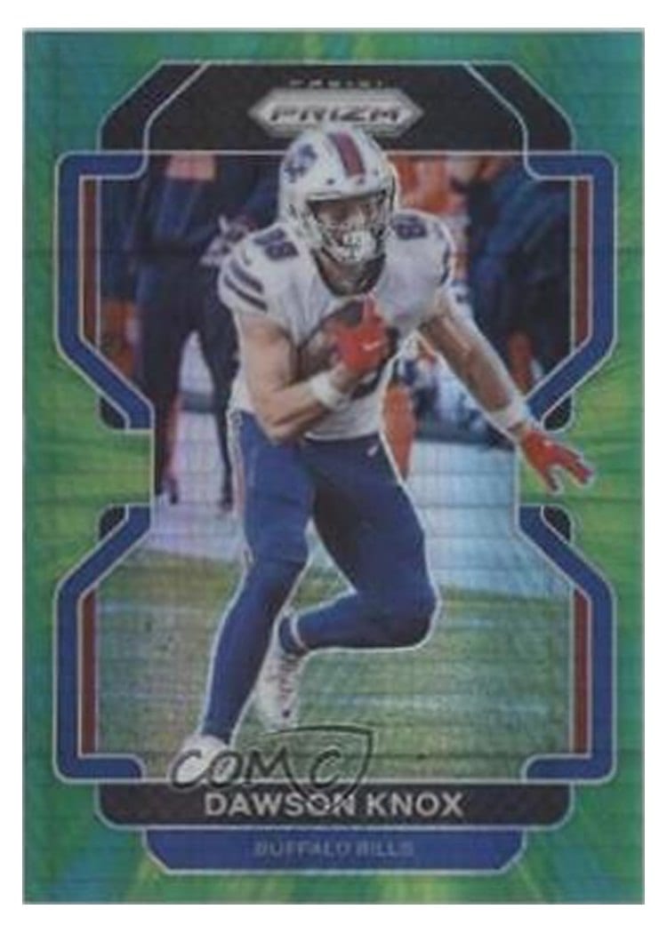 2021 Panini Prizm Base Set Dawson Knox #116 card