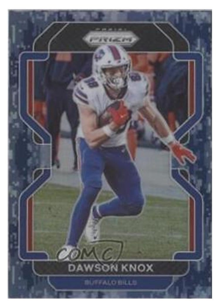 2021 Panini Prizm Base Set Dawson Knox #116 card