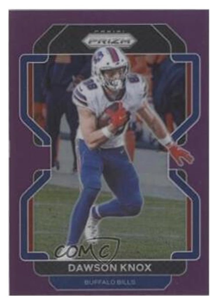 2021 Panini Prizm Base Set Dawson Knox #116 card