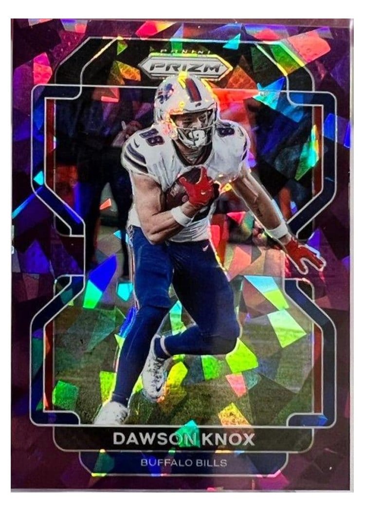 2021 Panini Prizm Base Set Dawson Knox #116 card