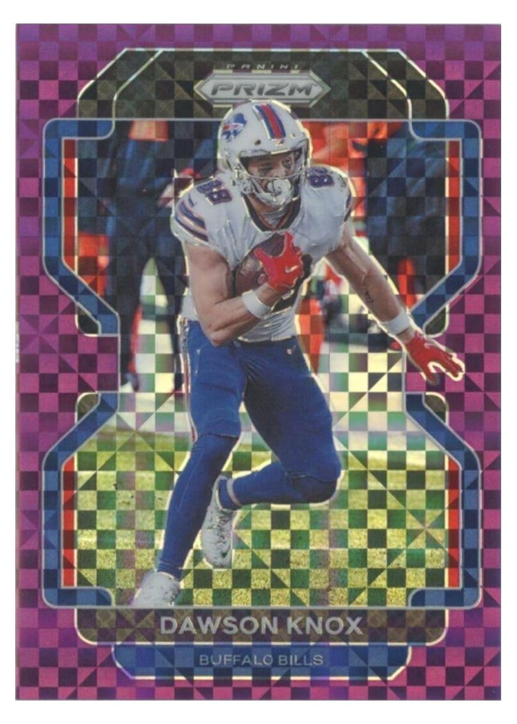 2021 Panini Prizm Base Set Dawson Knox #116 card
