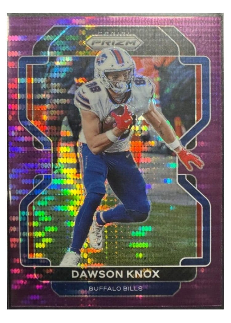 2021 Panini Prizm Base Set Dawson Knox #116 card