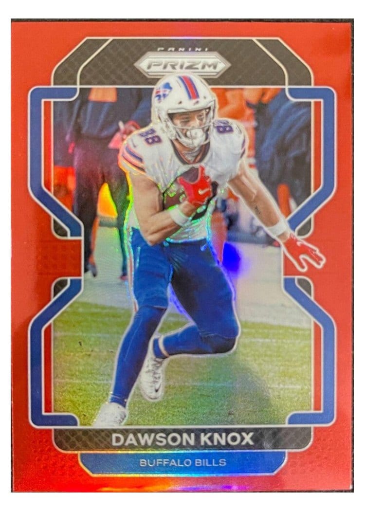 2021 Panini Prizm Base Set Dawson Knox #116 card