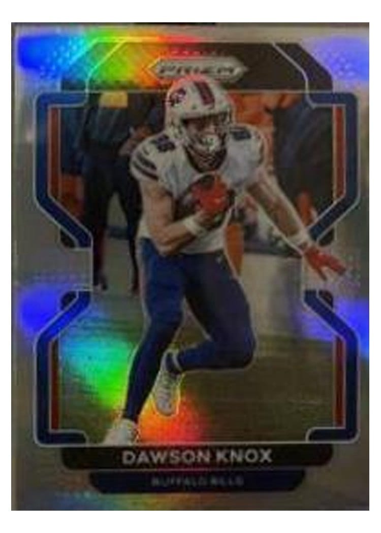 2021 Panini Prizm Base Set Dawson Knox #116 card