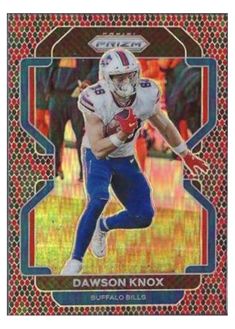 2021 Panini Prizm Base Set Dawson Knox #116 card