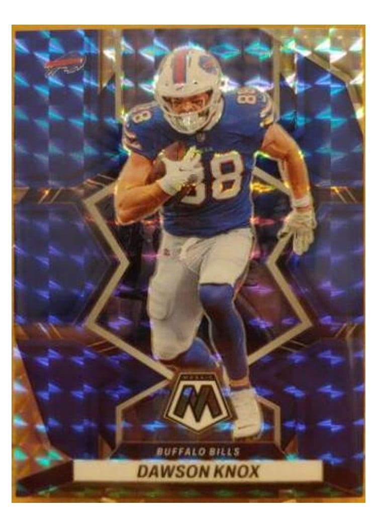 2022 Panini Mosaic Base Set Dawson Knox #23 card