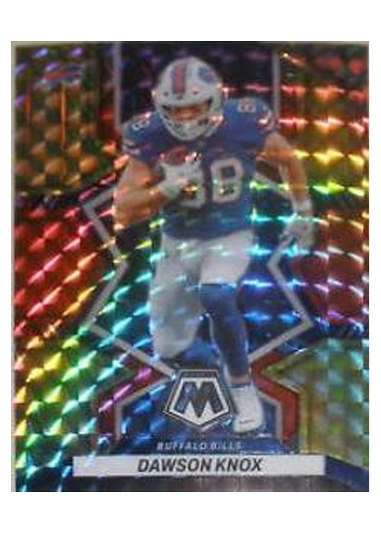 2022 Panini Mosaic Base Set Dawson Knox #23 card