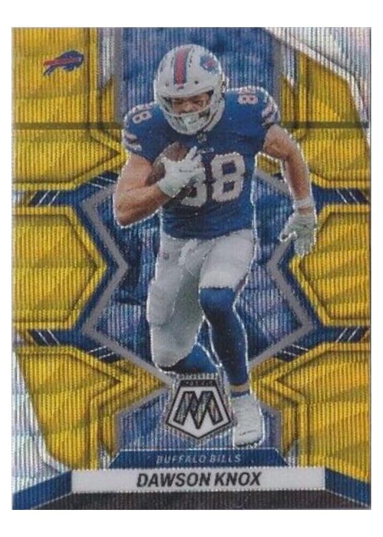 2022 Panini Mosaic Base Set Dawson Knox #23 card