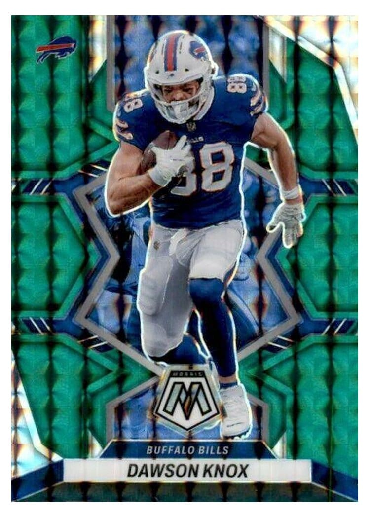2022 Panini Mosaic Base Set Dawson Knox #23 card