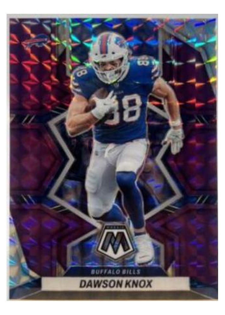 2022 Panini Mosaic Base Set Dawson Knox #23 card