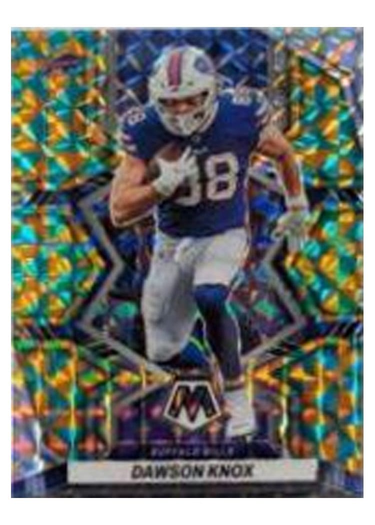 2022 Panini Mosaic Base Set Dawson Knox #23 card
