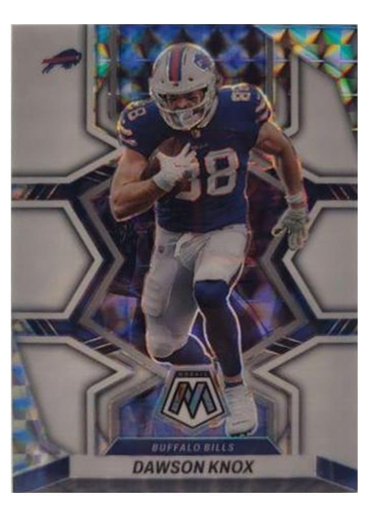 2022 Panini Mosaic Base Set Dawson Knox #23 card