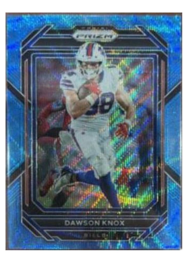 2022 Panini Prizm Base Set Dawson Knox #33 card