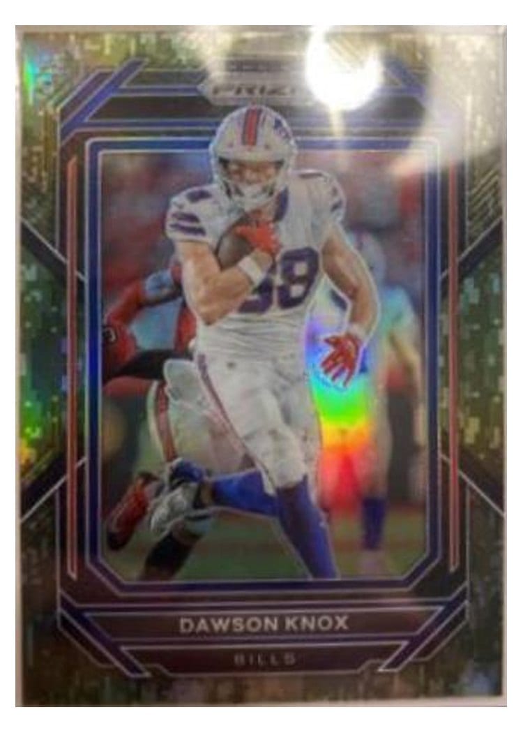 2022 Panini Prizm Base Set Dawson Knox #33 card