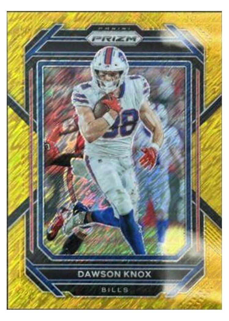 2022 Panini Prizm Base Set Dawson Knox #33 card