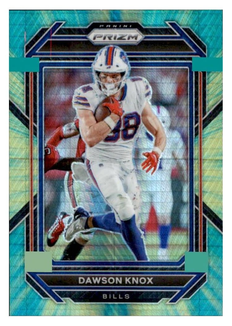 2022 Panini Prizm Base Set Dawson Knox #33 card
