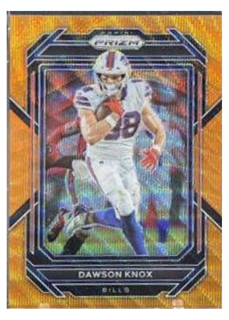 2022 Panini Prizm Base Set Dawson Knox #33 card