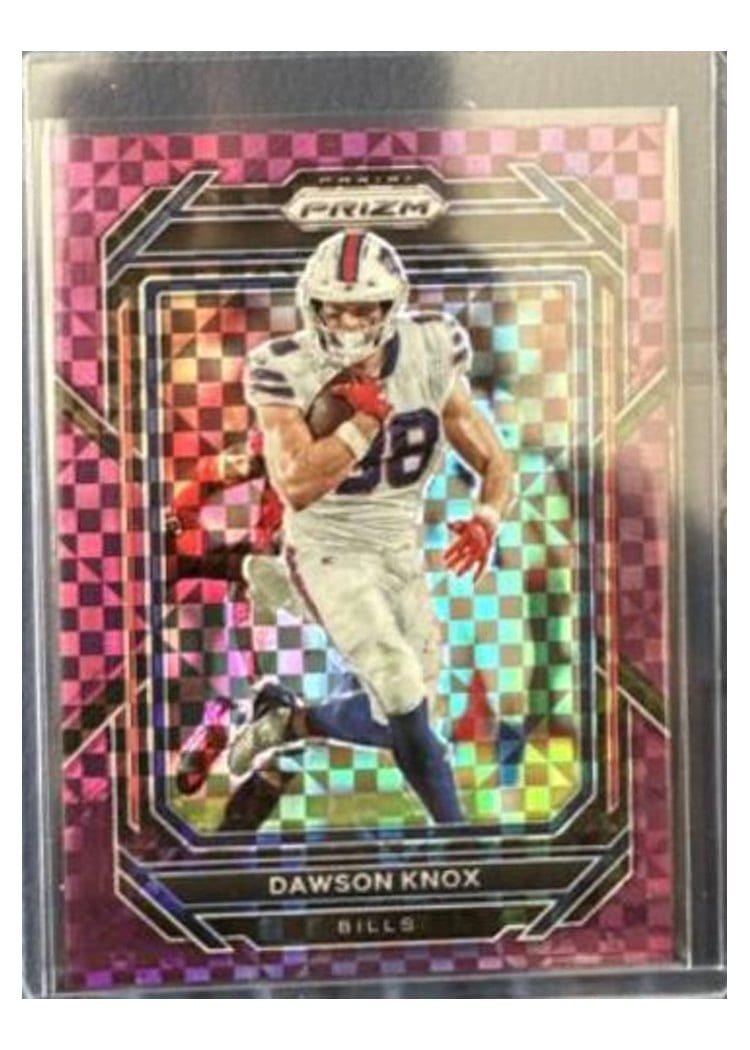 2022 Panini Prizm Base Set Dawson Knox #33 card
