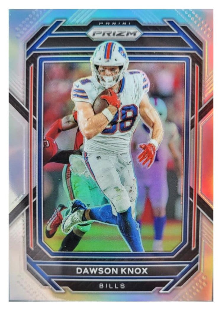 2022 Panini Prizm Base Set Dawson Knox #33 card
