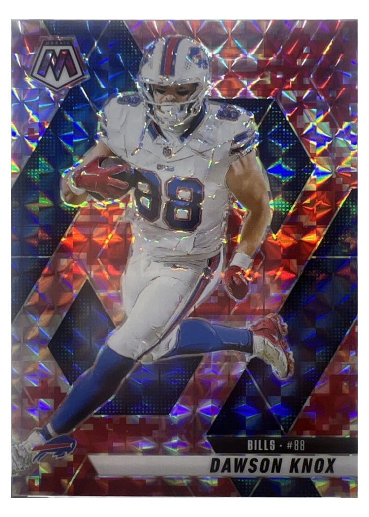 2025 Panini Mosaic Base Set Dawson Knox #70 card