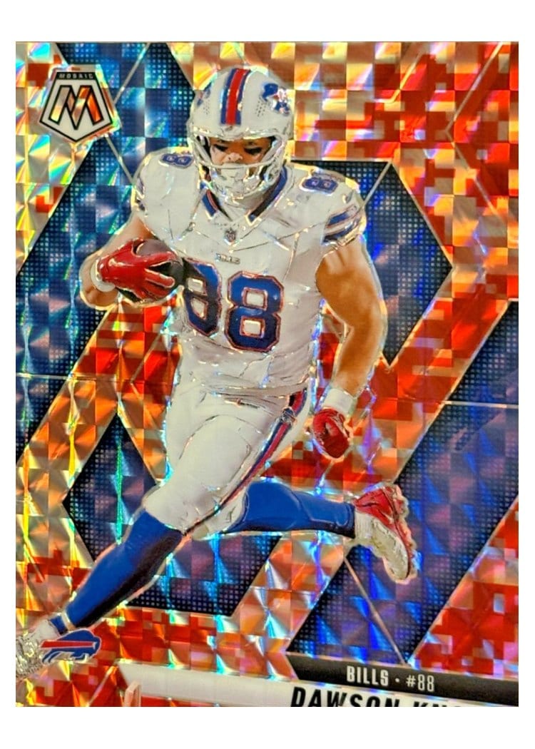 2025 Panini Mosaic Base Set Dawson Knox #70 card