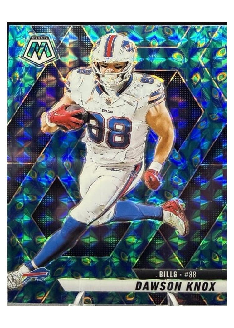 2025 Panini Mosaic Base Set Dawson Knox #70 card