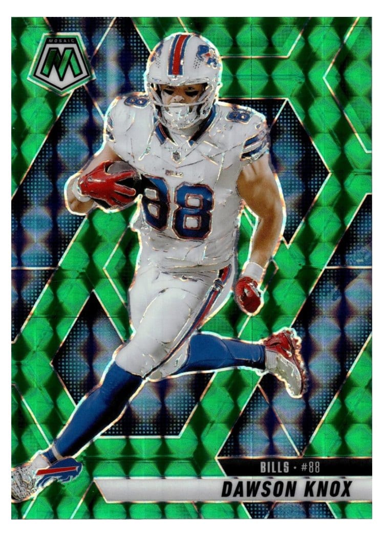 2025 Panini Mosaic Base Set Dawson Knox #70 card