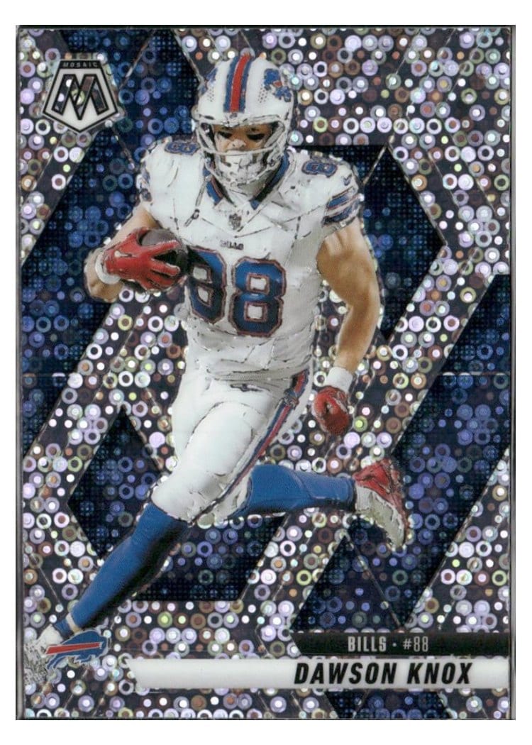 2025 Panini Mosaic Base Set Dawson Knox #70 card