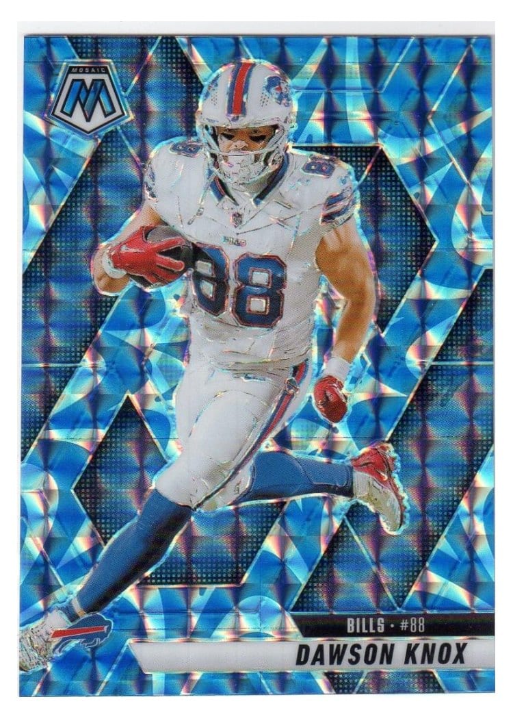 2025 Panini Mosaic Base Set Dawson Knox #70 card