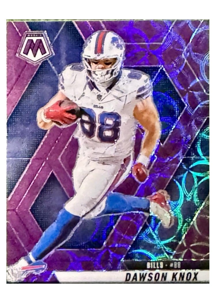 2025 Panini Mosaic Base Set Dawson Knox #70 card