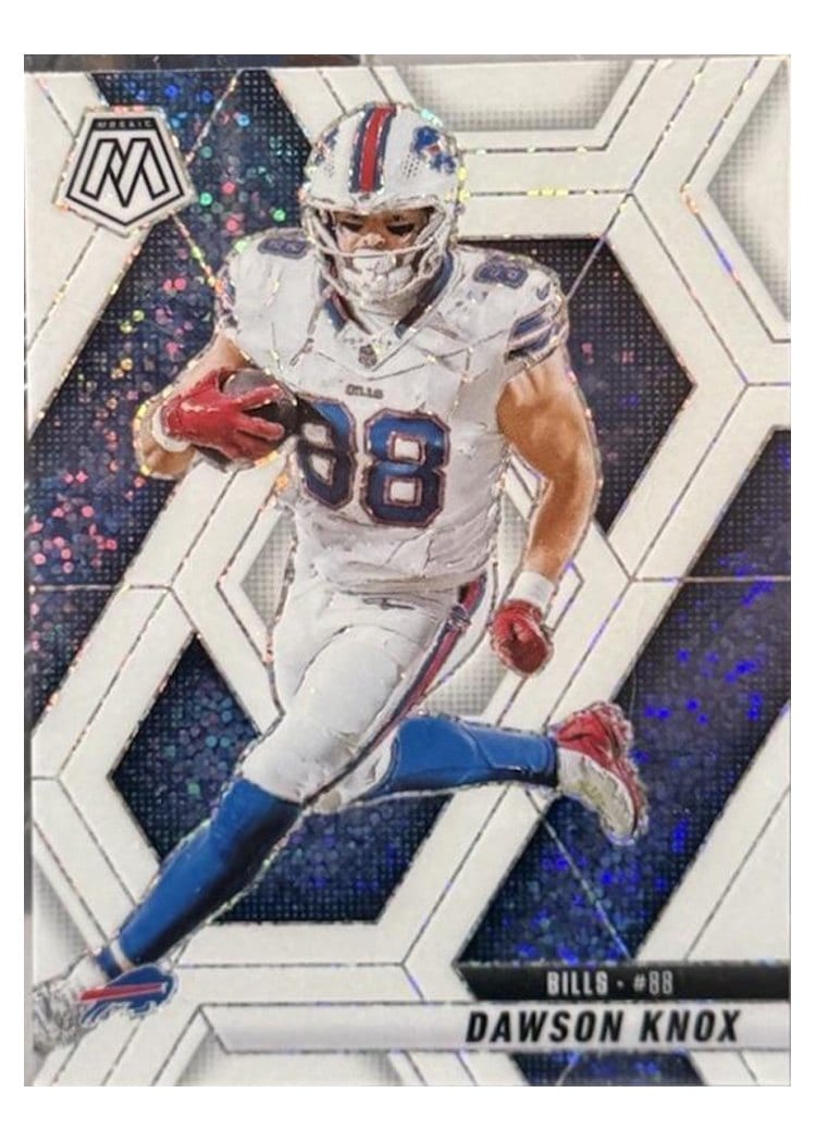 2025 Panini Mosaic Base Set Dawson Knox #70 card
