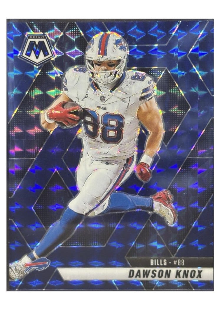 2025 Panini Mosaic Base Set Dawson Knox #70 card