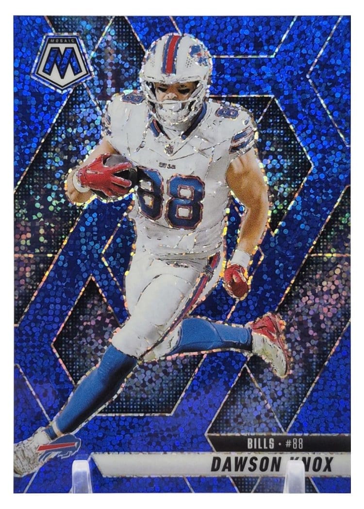 2025 Panini Mosaic Base Set Dawson Knox #70 card