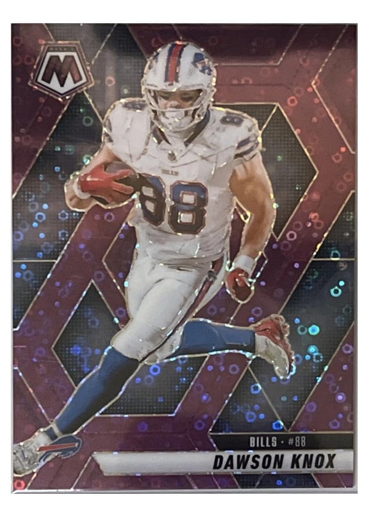 2025 Panini Mosaic Base Set Dawson Knox #70 card