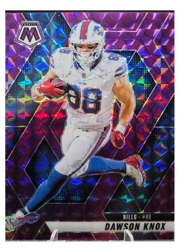 2025 Panini Mosaic Base Set Dawson Knox #70 card
