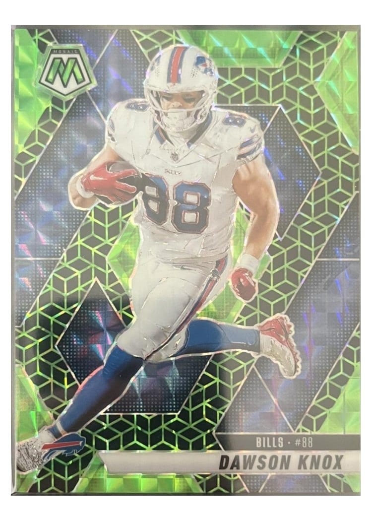2025 Panini Mosaic Base Set Dawson Knox #70 card