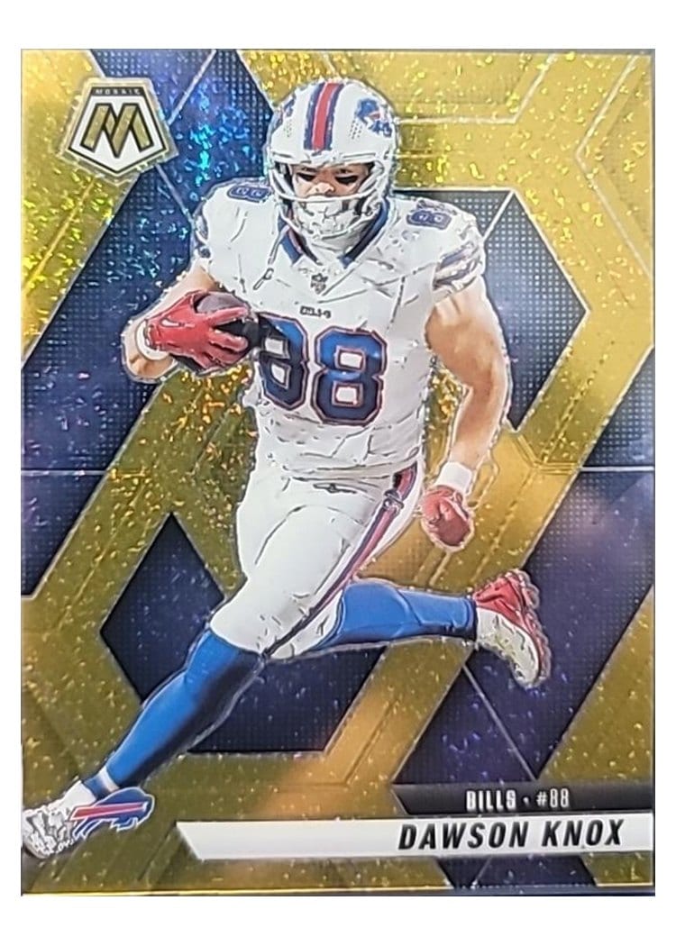 2025 Panini Mosaic Base Set Dawson Knox #70 card