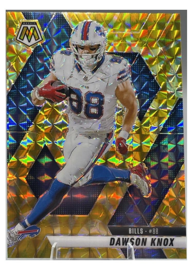 2025 Panini Mosaic Base Set Dawson Knox #70 card