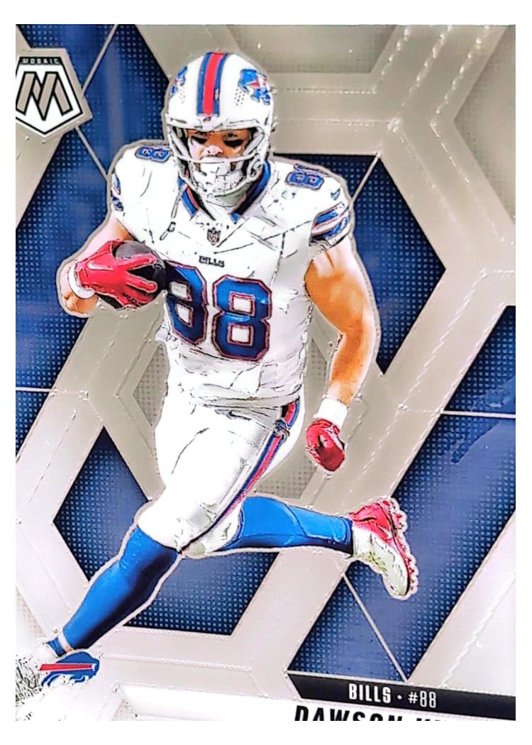 2025 Panini Mosaic Base Set Dawson Knox #70 card