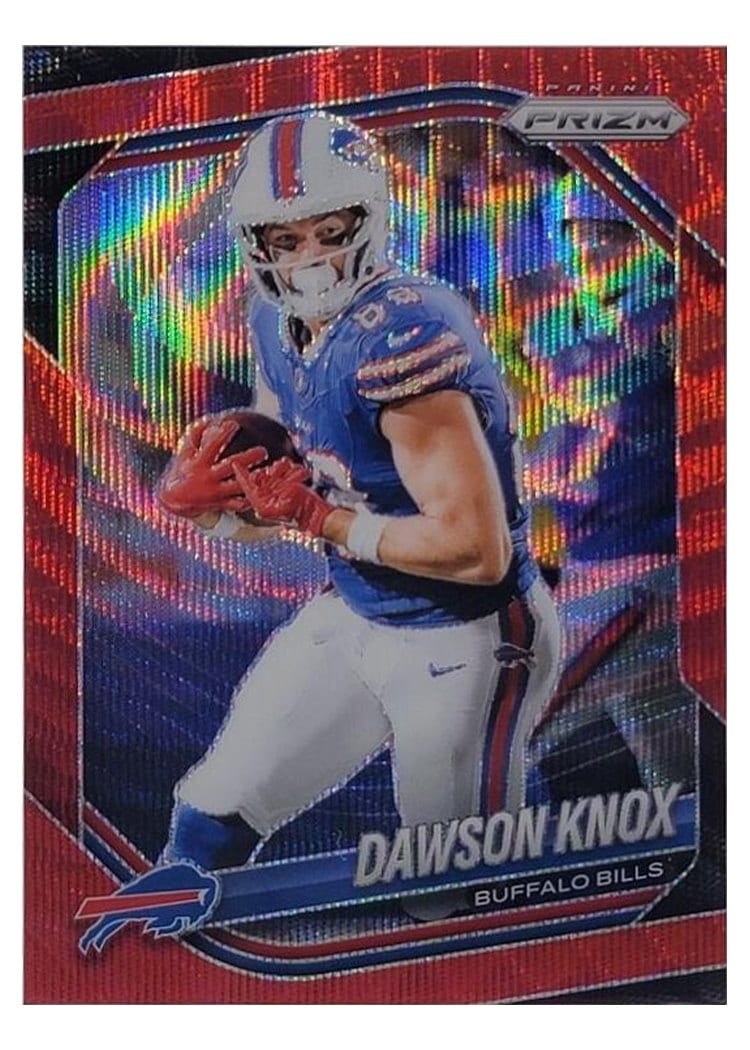 2025 Panini Prizm Base Set Dawson Knox #65 card