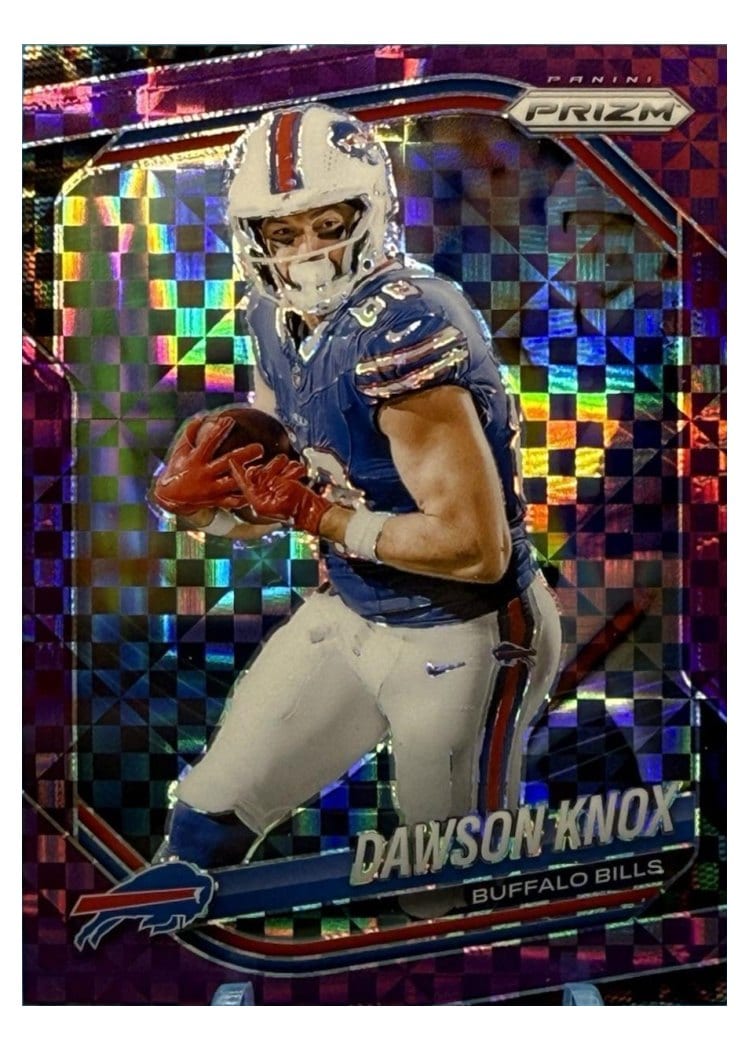 2025 Panini Prizm Base Set Dawson Knox #65 card