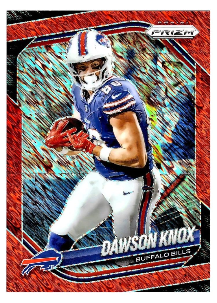 2025 Panini Prizm Base Set Dawson Knox #65 card