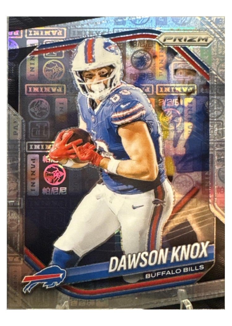 2025 Panini Prizm Base Set Dawson Knox #65 card