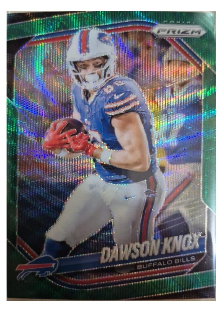 2025 Panini Prizm Base Set Dawson Knox #65 card
