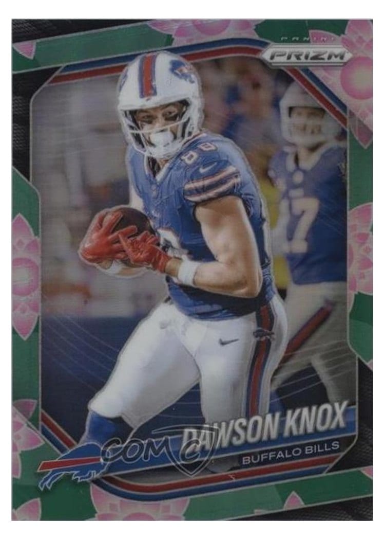 2025 Panini Prizm Base Set Dawson Knox #65 card