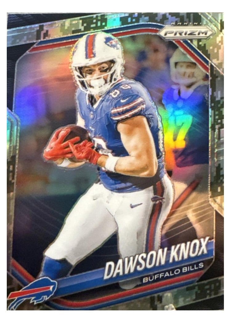 2025 Panini Prizm Base Set Dawson Knox #65 card