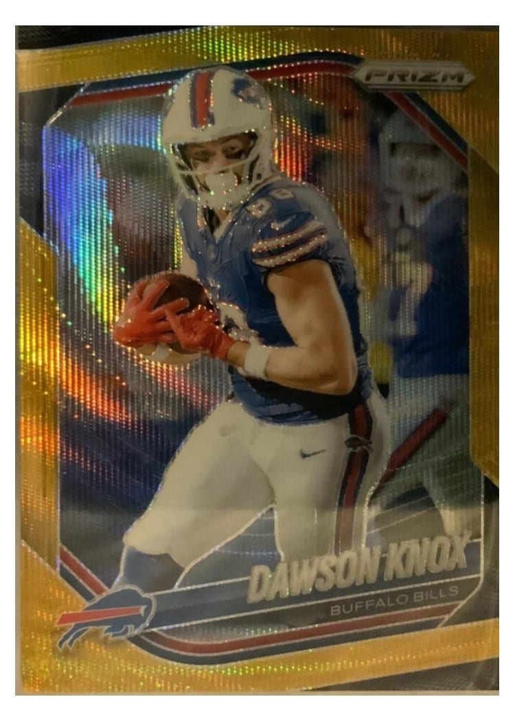 2025 Panini Prizm Base Set Dawson Knox #65 card