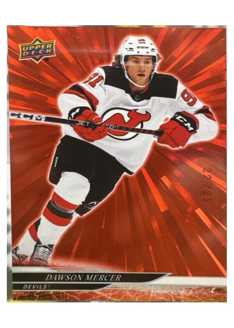 2024-25 Upper Deck Base Set Dawson Mercer #353 card