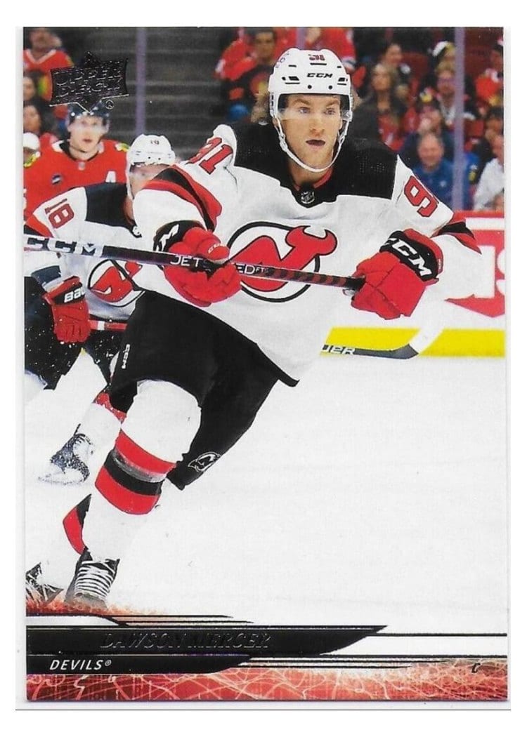 2024-25 Upper Deck Base Set Dawson Mercer #353 card